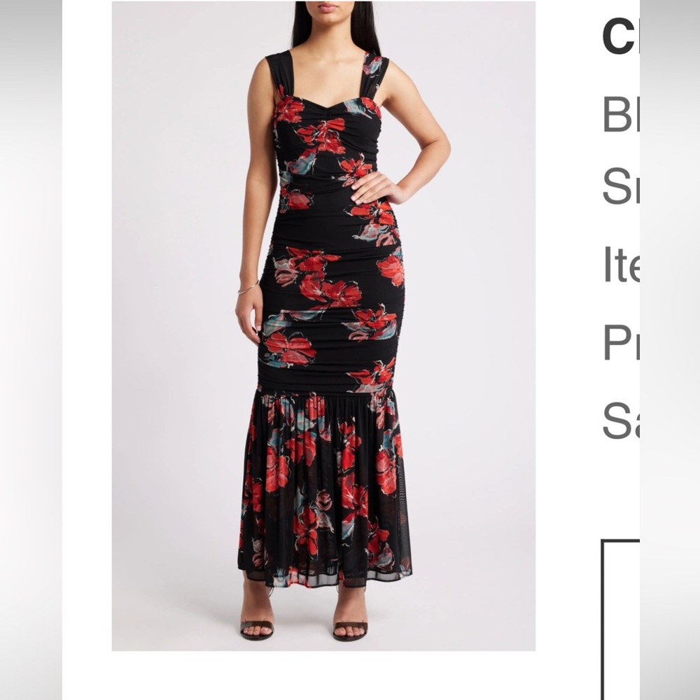 Chelsea28 Ruched Maxi Dress